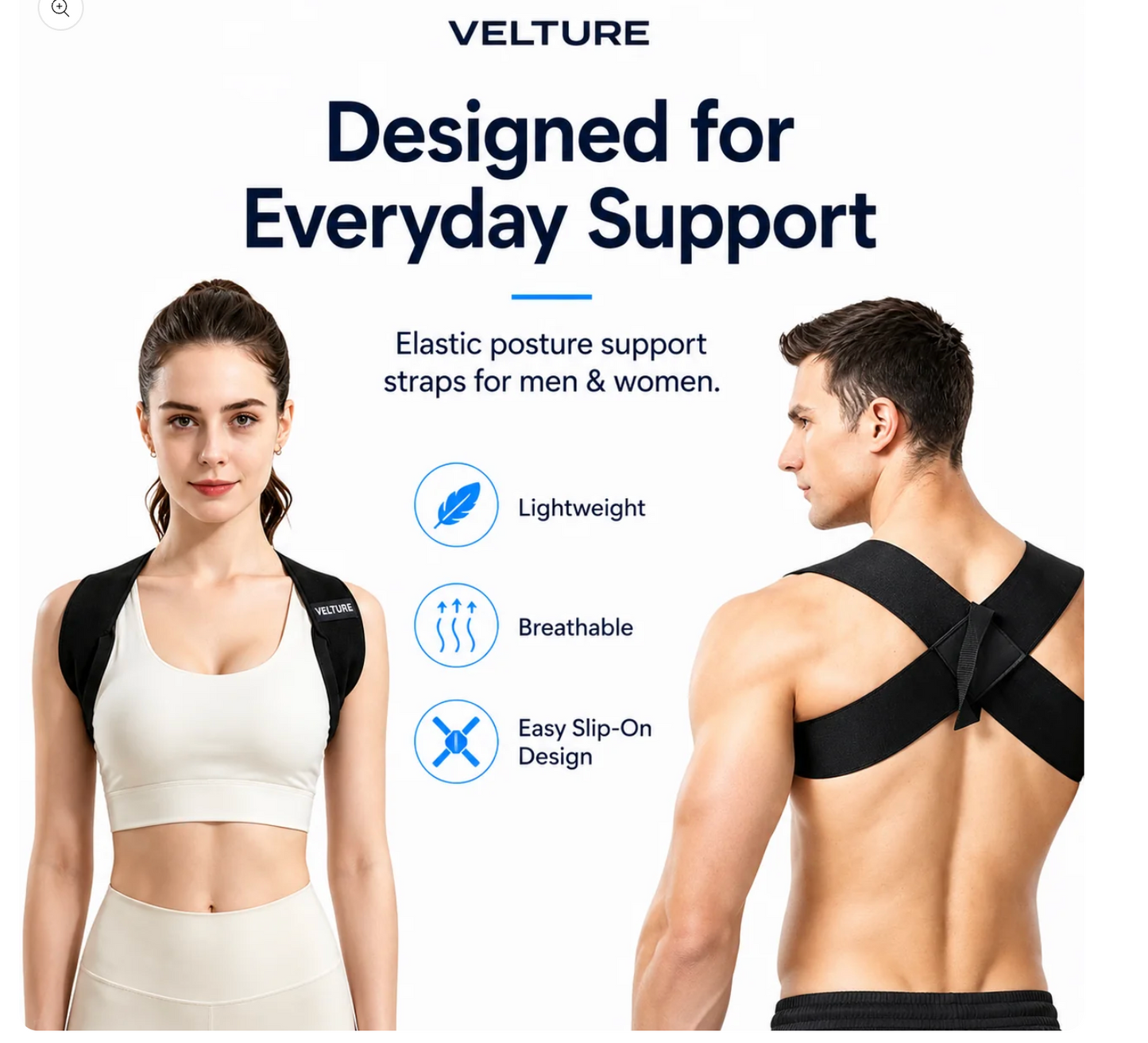 Velture Align™ Posture Support Strap